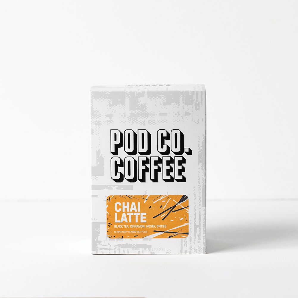 Nespresso Compatible Chai Latte Pods POD CO. COFFEE 40 Pack