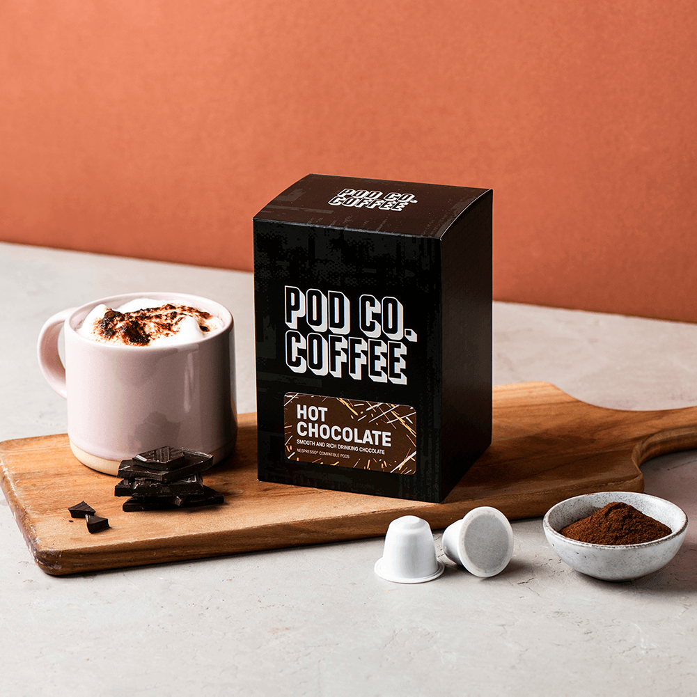 Nespresso Original Line Compatible Capsules Hot Chocolate Hot Cocoa Pods -  Smooth & Creamy - 20 Pod Package